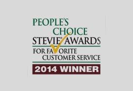 People's Choice Stevie Awards for Favorite Customer Service 2014 Winner