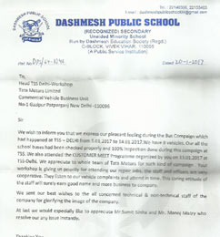 Dashmesh Public School Testimonial