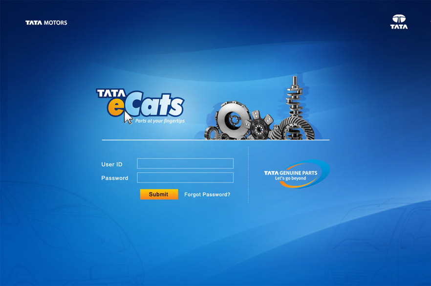 Tata e-Cats - Log in